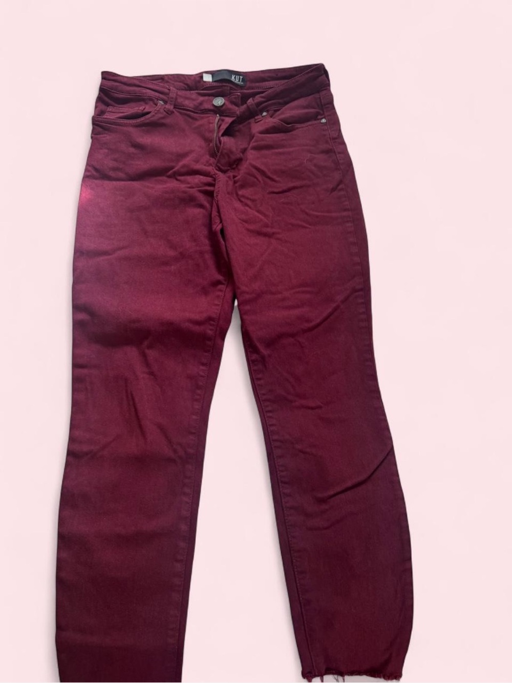 Kut from the Kloth burgundyβJeans